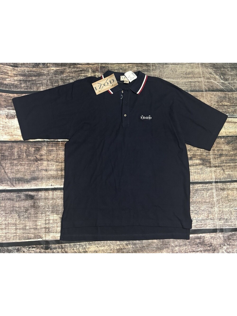 VTG Izod Polo Shirt Mens Large Golf Clubs Cotton 90s